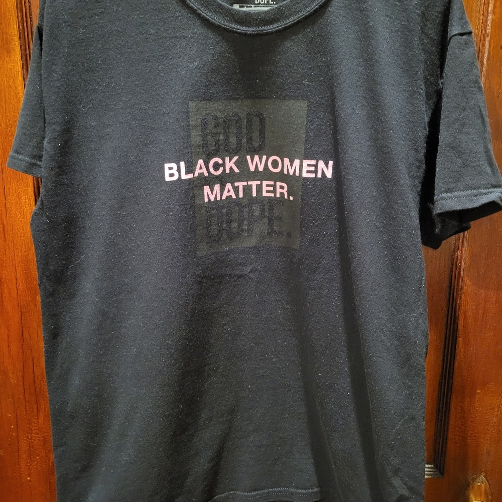 Used God Is Dope Black T-Shirt
